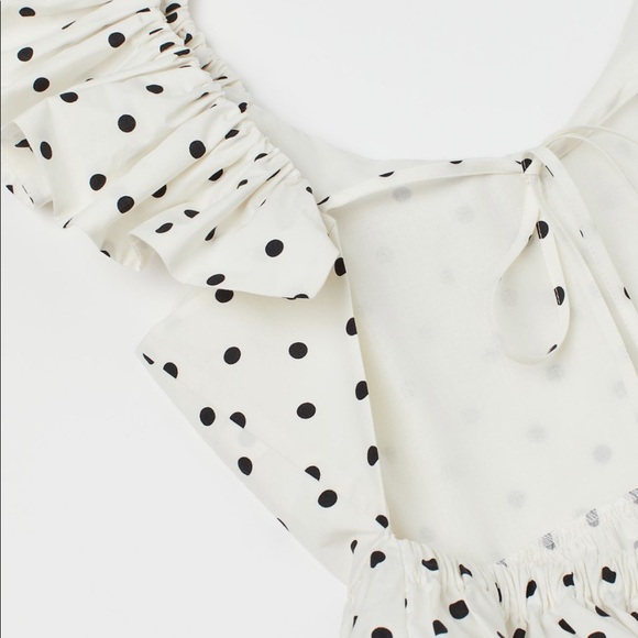 ***Sold*** H&M Cotton Peplum Top, As New - Size M - Picture 2 of 8